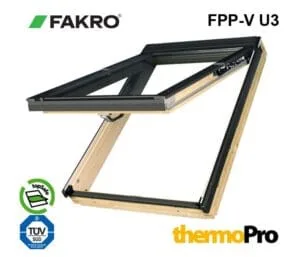 Fereastra mansarda cu dubla deschidere FAKRO FPP-V U3