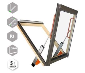 Fereastra de mansarda evacuare fum FAKRO FSP P2