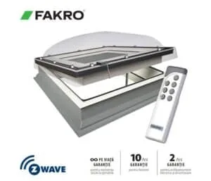 Ferestra ELECTRICA acoperis tip terasa FAKRO DEC U8