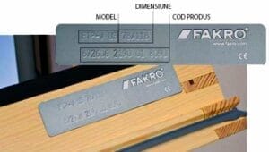 Placuta dimensiuni Fakro