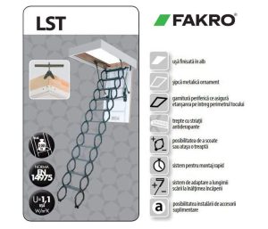 Scara FAKRO LST Pantograf