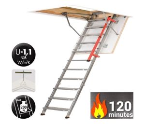 Scara acces pod FAKRO LMF Antifoc