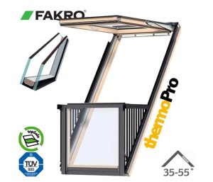 Fereastra mansarda balcon FAKRO FGH-V P2
