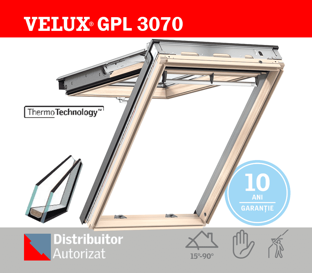 Velux-GPL-3070 Fereastra mansarda Velux GPL 3070