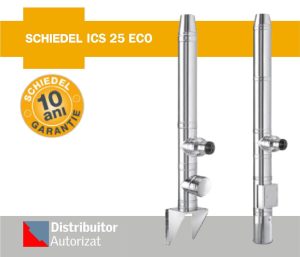 Cos de fum Schiedel ICS 25 ECO, Montaj pe fundatie