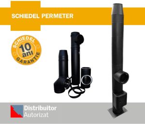 Cos de fum Schiedel PERMETER, Montaj pe fundatie