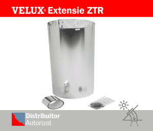 Extensie rigida tunel solar VELUX ZTR