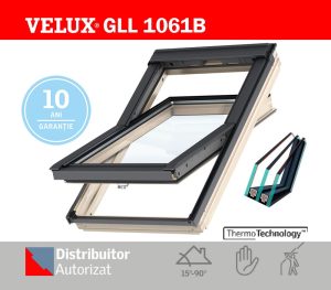 Fereastra mansarda Velux GLL 1061B maner jos, geam din 3 foi de sticla