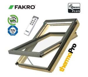 Fereastra mansarda FAKRO FTP-V U3 Z-Wave electrica 2 sticle