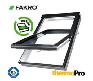 Fereastra mansarda FAKRO FTU-V U3 lac poliuretanic alb