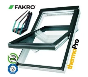 Fereastra mansarda FAKRO FTU-V U5 poliuretan alb