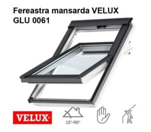 Fereastra mansarda Velux GLU 0061 poliuretan, 3 foi de sticla