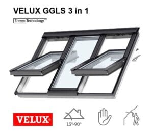 Fereastra mansarda 3 in 1 - VELUX GGLS