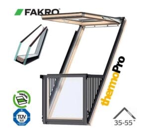 Fereastra mansarda balcon FAKRO FGH-V P2