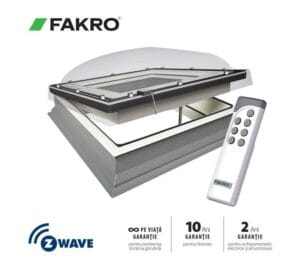 Fereastra ELECTRICA acoperis terasa FAKRO DEC P2