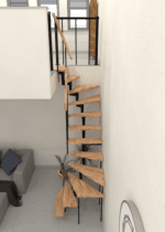 Scara pentru spatii mici Joker Turn 180°