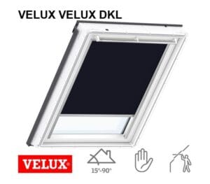 VELUX DKL - Rulou interior opac manual