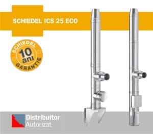 Cos de fum Schiedel ICS 25 ECO, Montaj pe fundatie