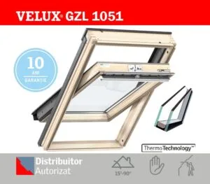 Fereastra mansarda  VELUX GZL 1051 cu maner sus