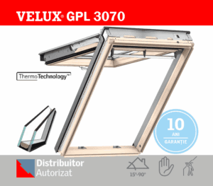 Fereastra mansarda Velux GPL 3070 cu dubla deschidere