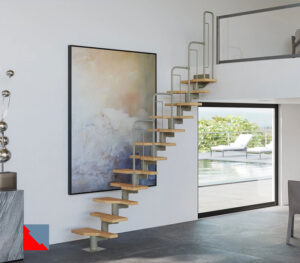 Scari pentru spatii mici