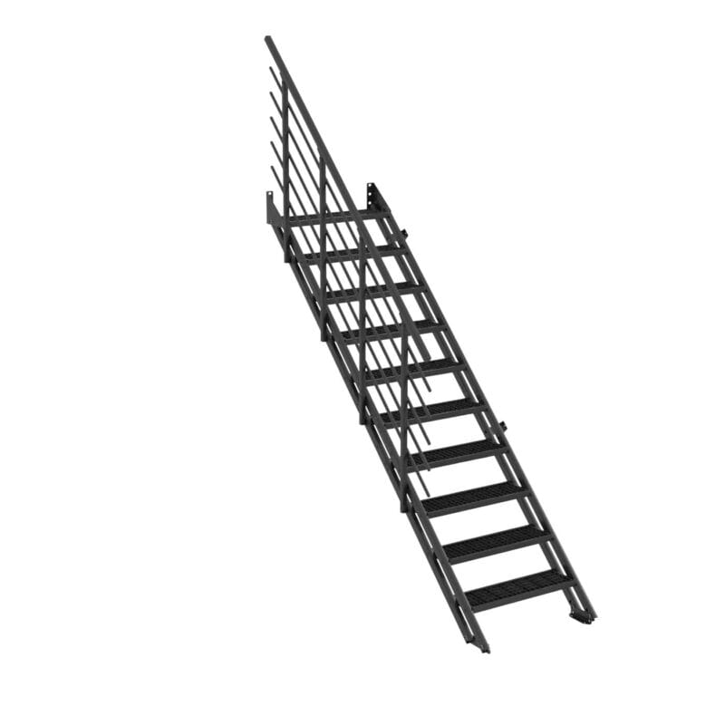 Scară exterioară Minka Flex Grid Zink