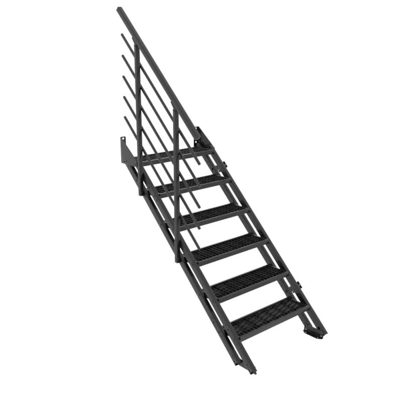 Scară exterioară Minka Flex Grid Zink